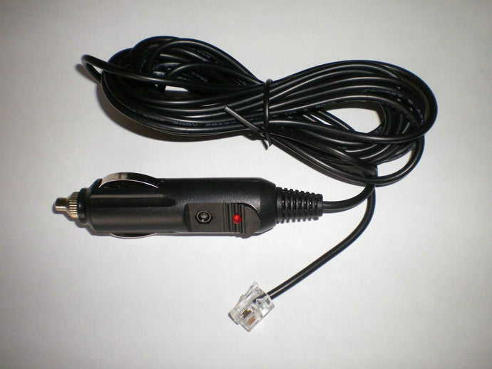 Power Cord for Escort Radar Detector Straight Cord 6 FT X50, Solo, Vector 895 Radar and more